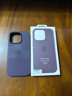 iPhone 14 pro 原廠矽膠殼 紫色