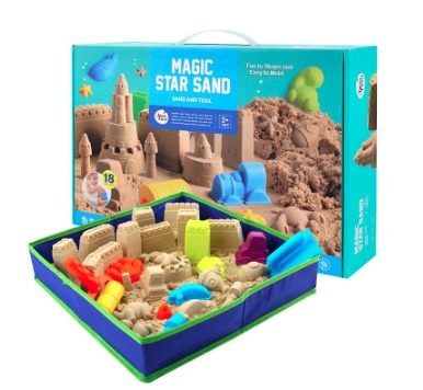 Joan Miro The Magic Star Sand Toys 100% Safe & Non Toxic Natural Colour ...