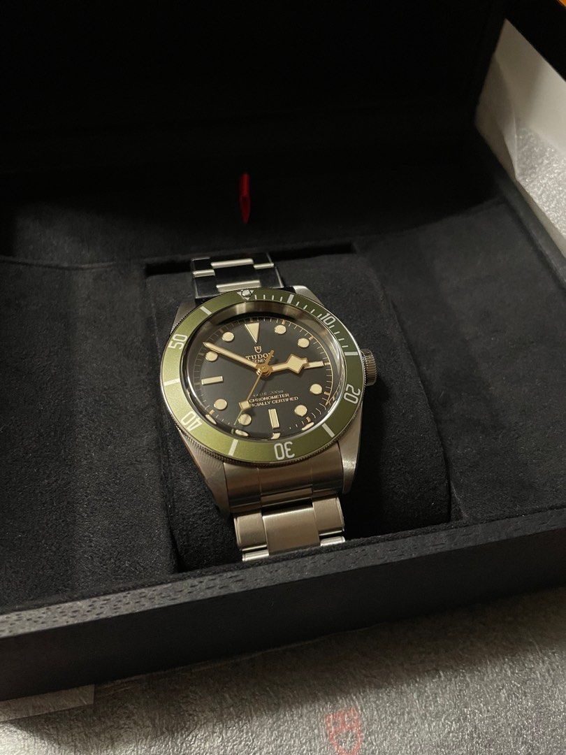 Tudor X Harrods edition Black Bay M79230G Green