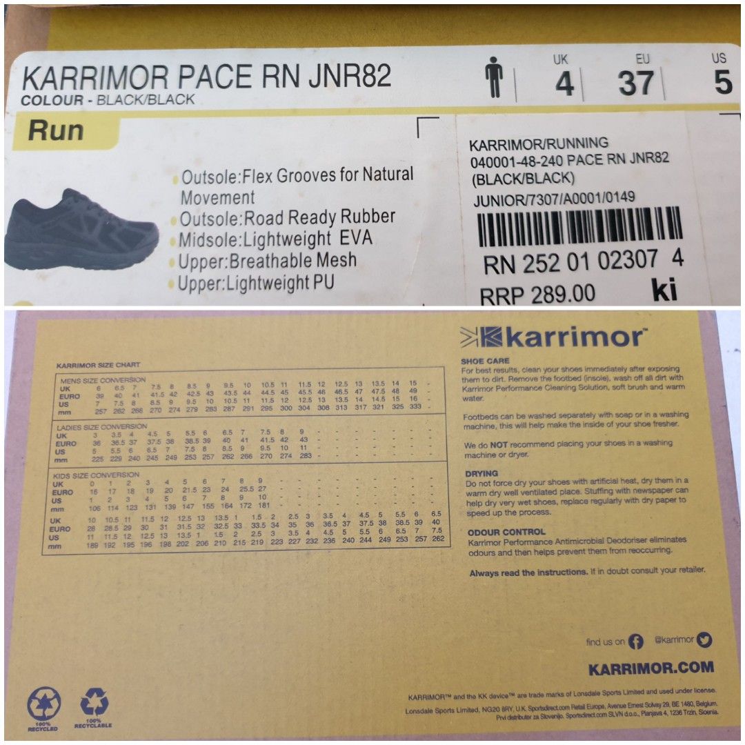 Karrimor shoes size review online
