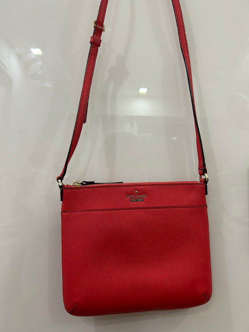 Red outlet crossbody bag