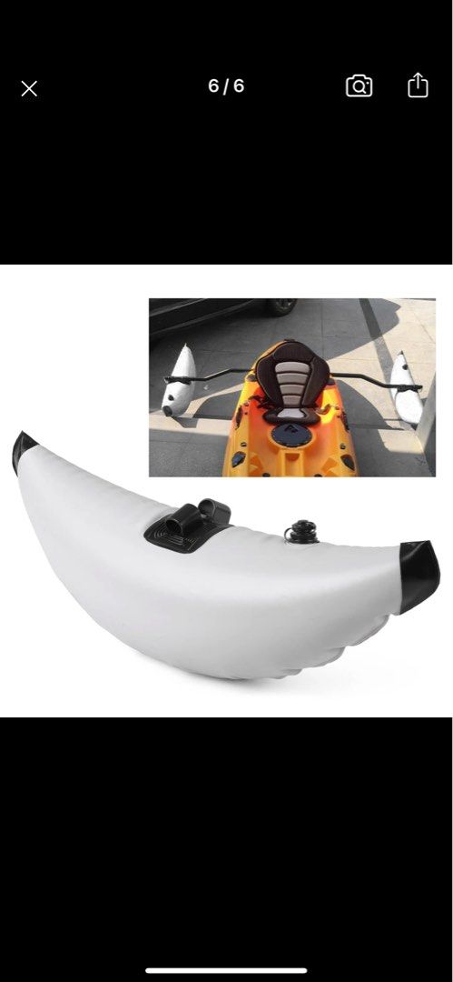 Water Sports Kayak PVC Inflatable Outrigger Float with Sidekick