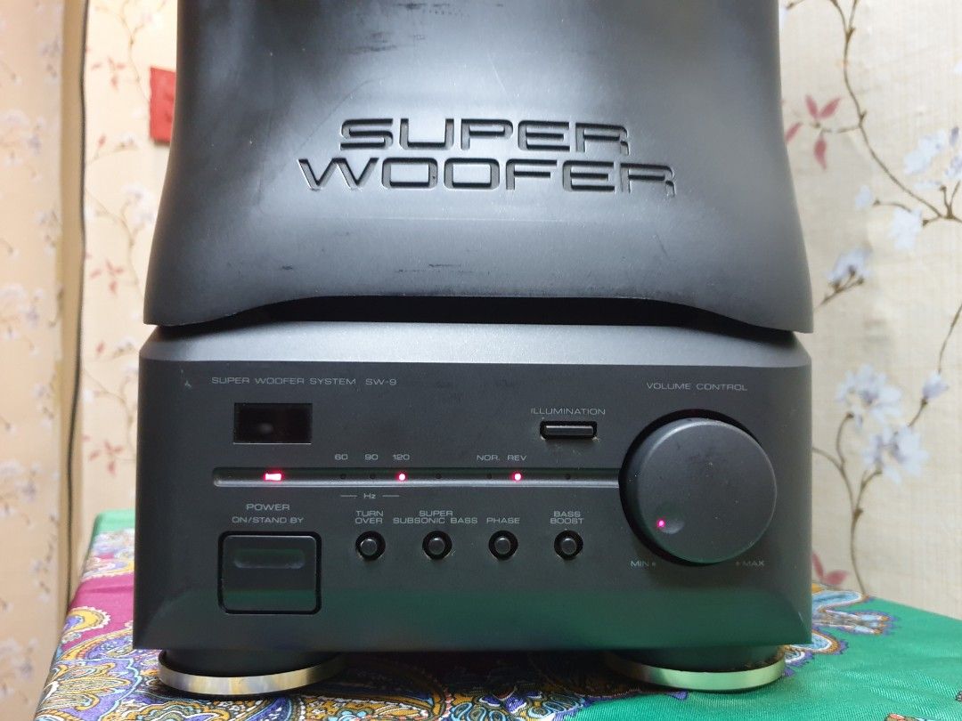 Kenwood Super Woofer SW-9 Active Subwoofer, Audio, Soundbars 