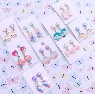 Children's stick on sale on earrings