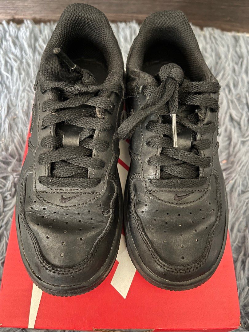 Nike air on sale force kids black