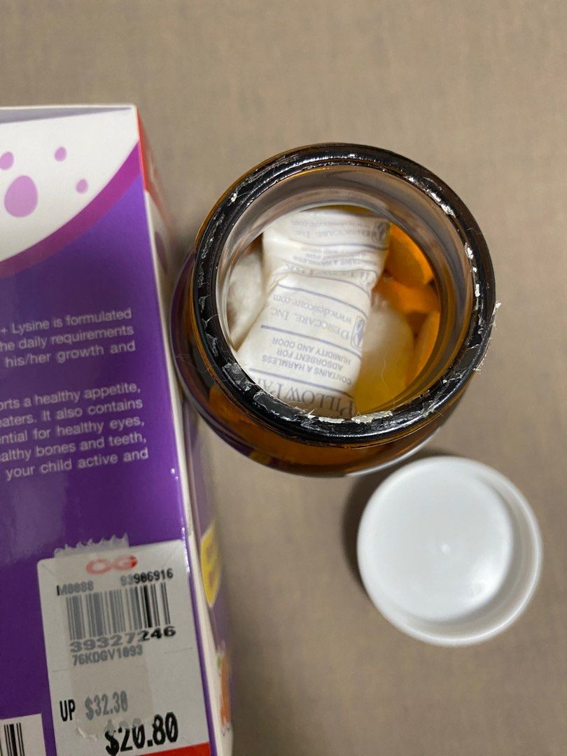 Kordel’s kids multivitamin and lysine orange flavor, Health & Nutrition