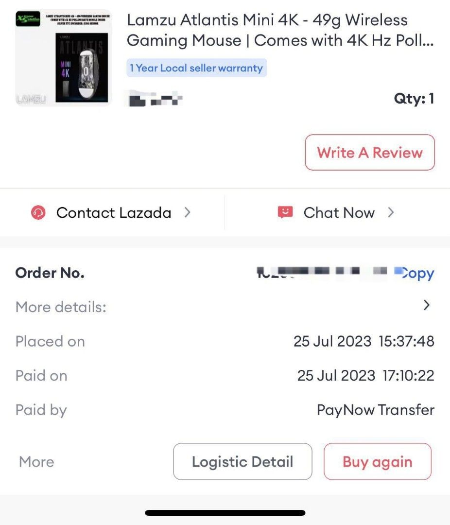 Lamzu Atlantis Mini 4k wireless gaming mouse, Computers & Tech, Parts ...