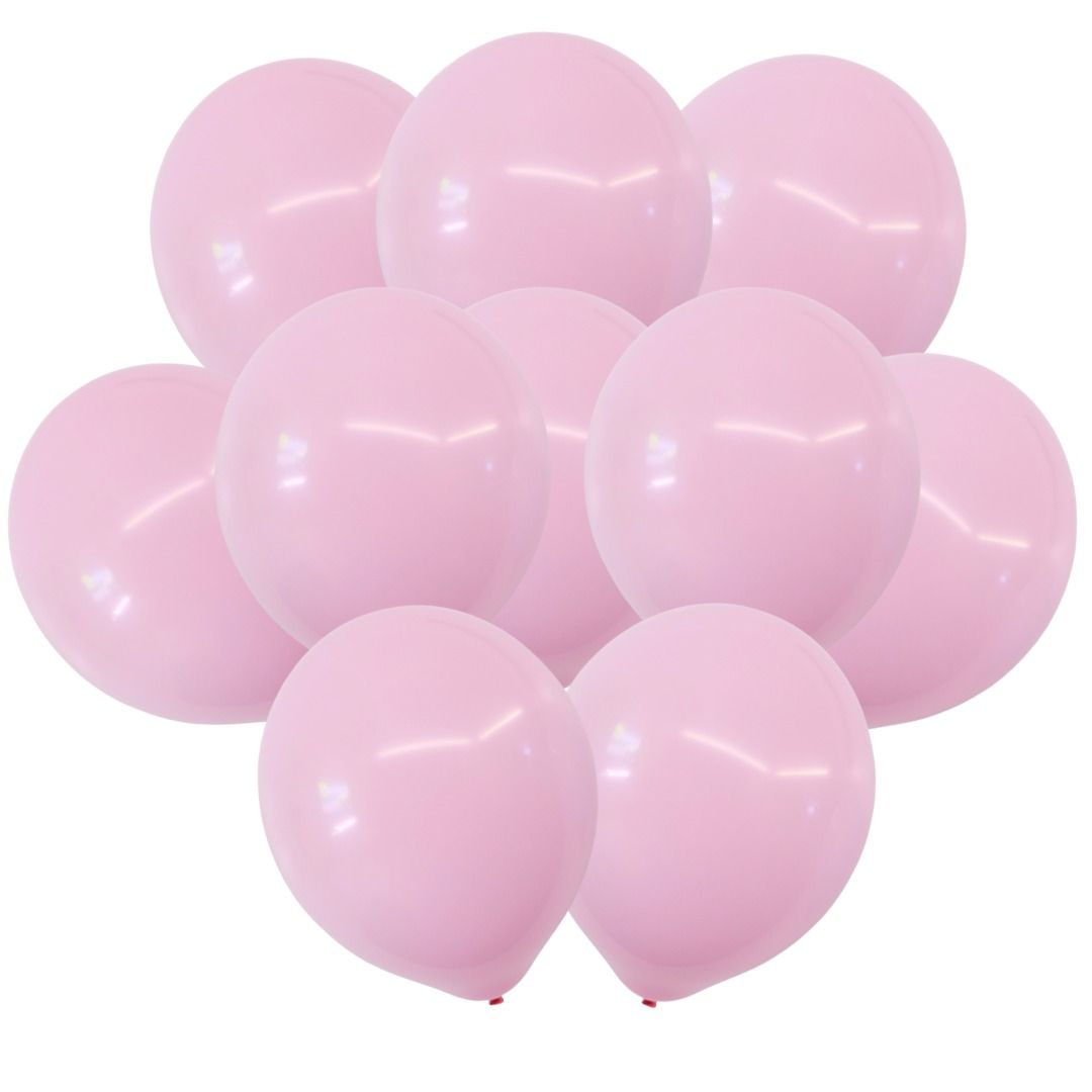 Latex Pastel Balloons Pink / 12" / piece on Carousell