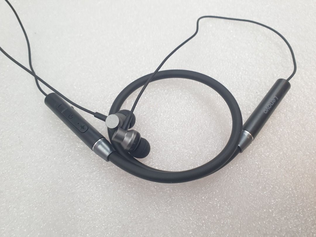 Lenovo bluetooth 2025 magnetic neckband headphones