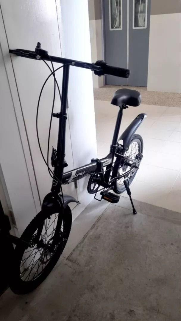Local In Stock Foldable BIKE 20inch 6 speed suspension Installation Free Adult Kids Bikes Bicycle Cycling