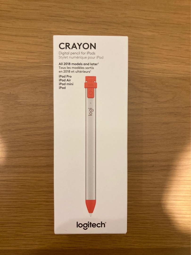 Logitech Crayon Digital Pencil for Apple iPads- iPad lightning or USB-C  Charging