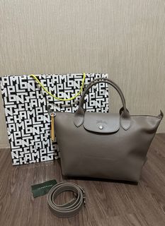 Furla sally small saffiano leather tote bag, Fesyen Wanita, Tas