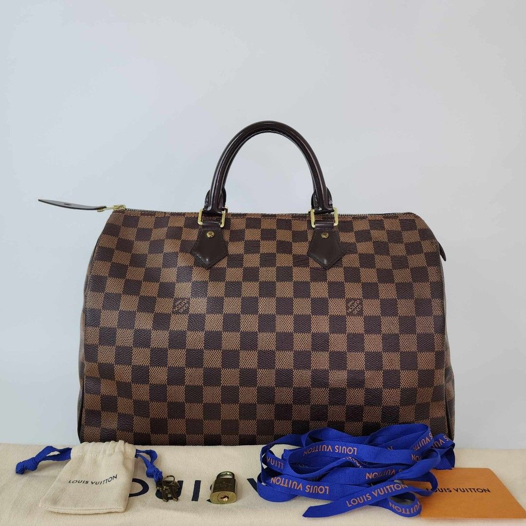 LV Speedy 35 Damier Ebene, Luxury, Bags & Wallets on Carousell