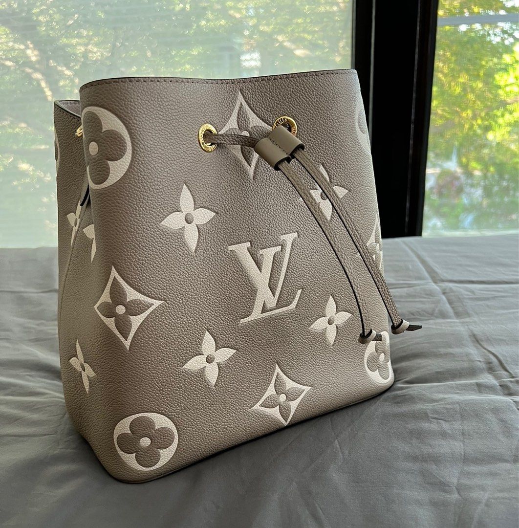 Auth Louis Vuitton Bicolor Monogram Empreinte NeoNoe MM M45555