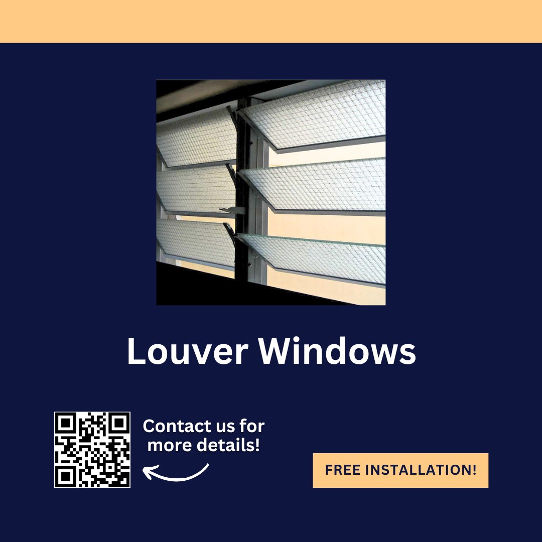 Louver Window, Everything Else on Carousell