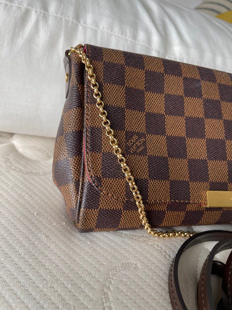 URGENT SALE!!! Authentic LV Favorite MM Damier Ebene, Luxury, Bags &  Wallets on Carousell