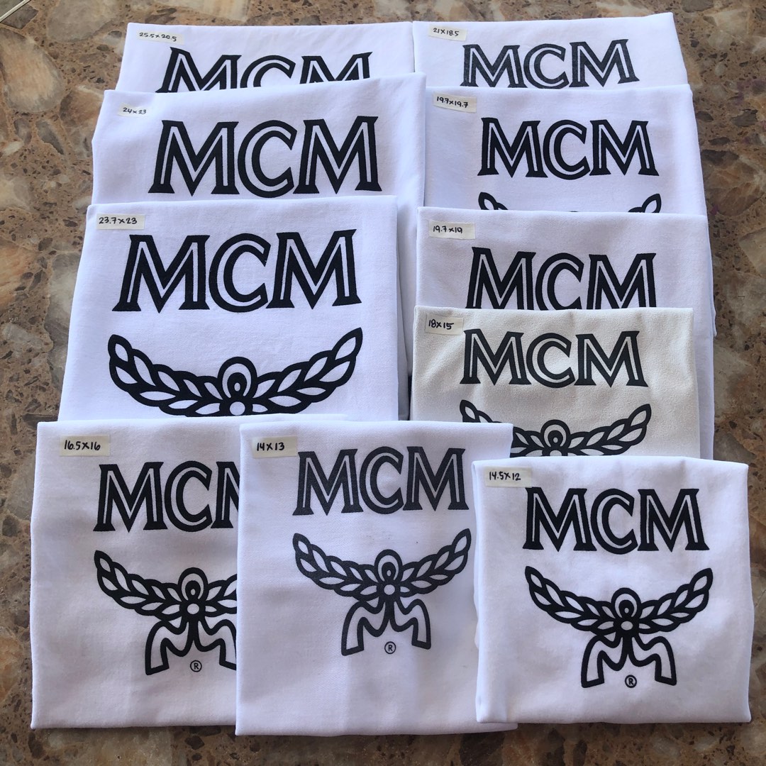 Mcm dust bag for sale deals