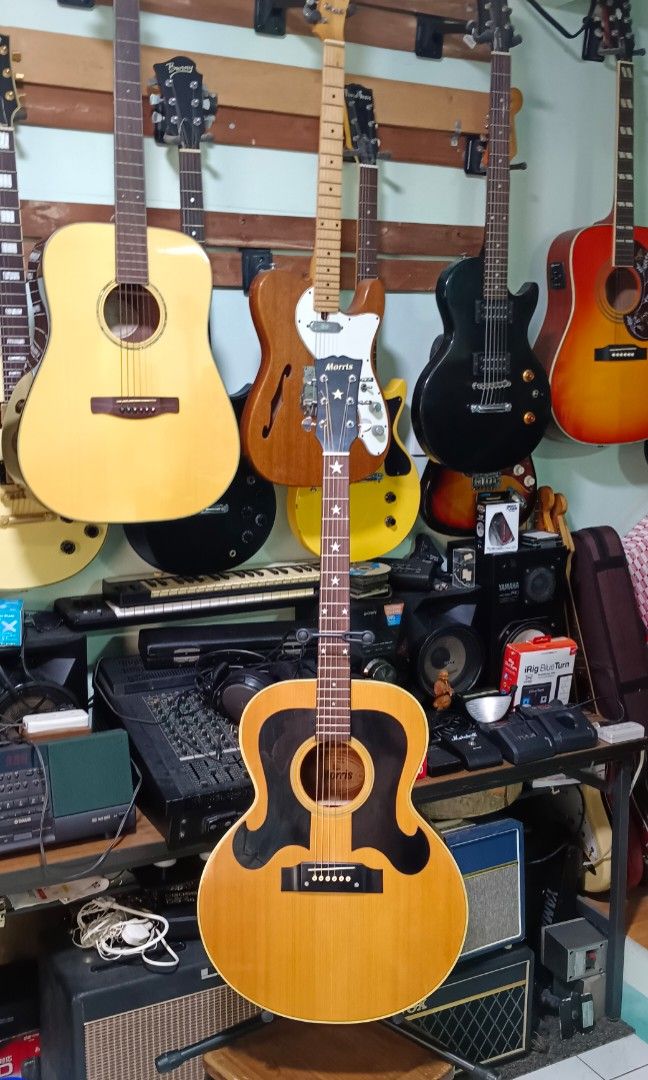 Morris wj25 acoustic guitar (Category: Musical Instruments) located in Paranaque City. Submitted by yourhonorvoy (Listing ID 1247046573, Image 1). Description: 08-04-23 New arrival from japan🇯🇵 Morris wj25 acoustic guitar 28k only With soft case Mint condition 👍Payment thru cash, bank transfer, gcash or in any remittance center 🚚We do shipping👍via lalamove,speedy, toktok and grab ✈️🚢🚆We also ship nation wide, dipende sa location nyo 💪Paym