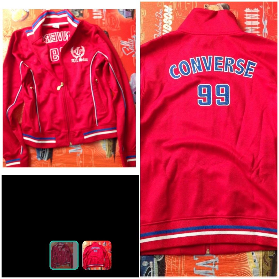 Red Converse jacket
