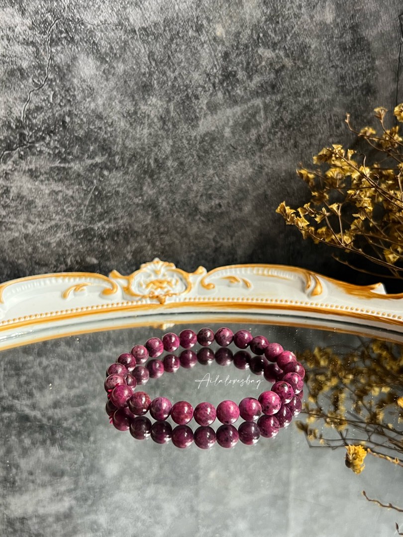 Natural sale ruby bracelet