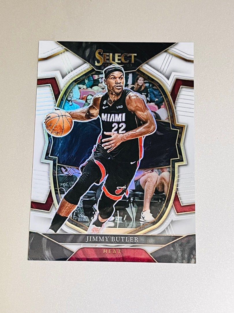 NBA Card❗️Jimmy Butler 2022-23 Panini Select White Prizm 83/149