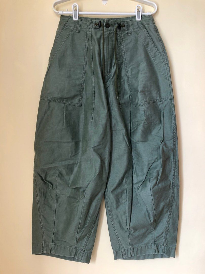 Needles H.D. Fatigue Pants Olive green, 男裝, 褲＆半截裙, 長褲