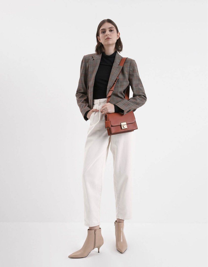 Boxy push lock crossbody bag online