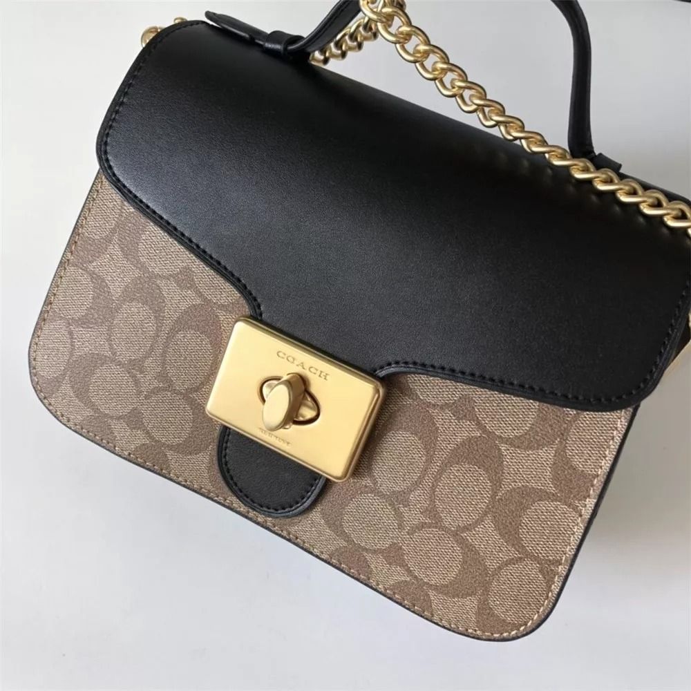 New Coach Original CASSIDY TOP HANDLE CROSSBODY IN SIGNATURE CANVAS