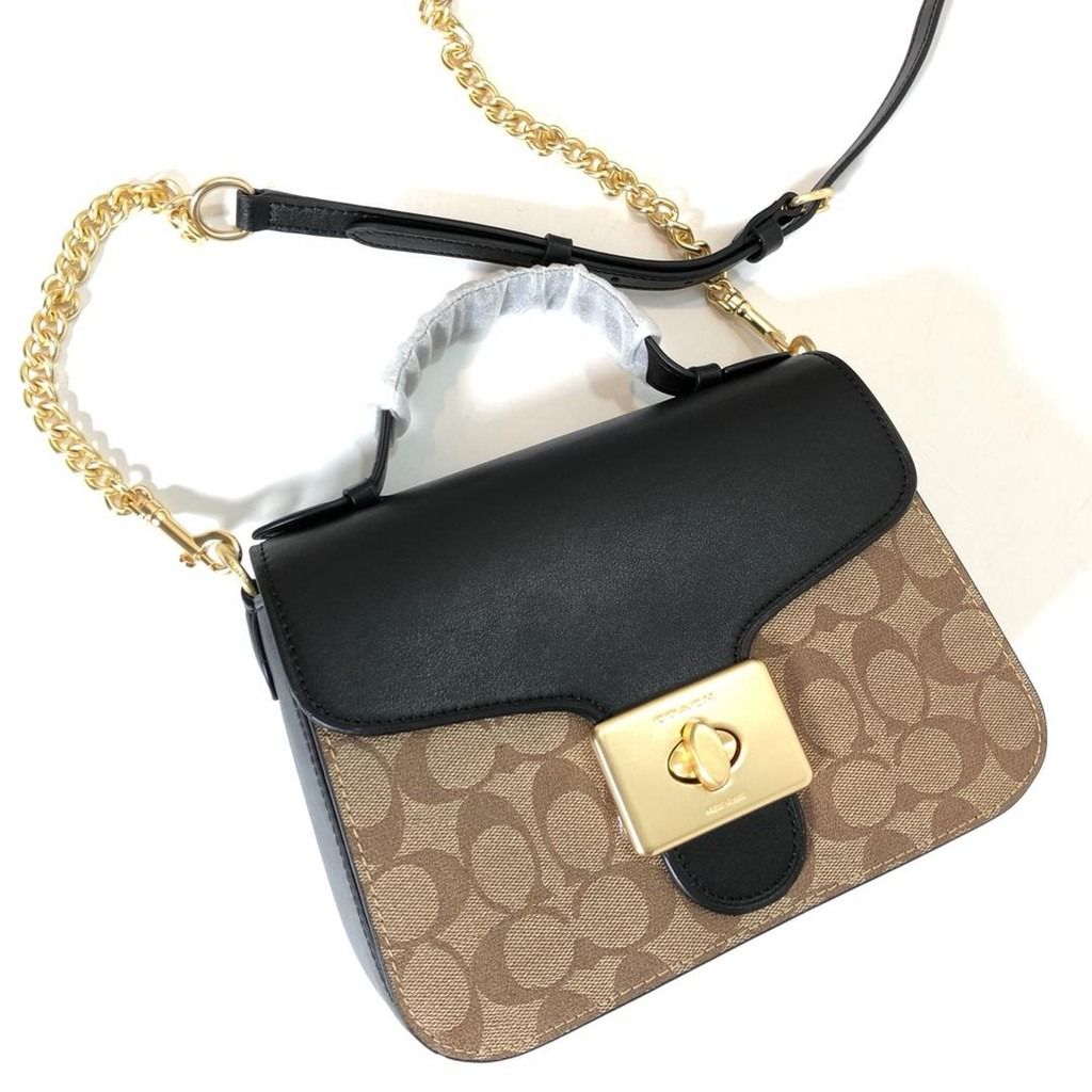 New Coach Original CASSIDY TOP HANDLE CROSSBODY IN SIGNATURE CANVAS