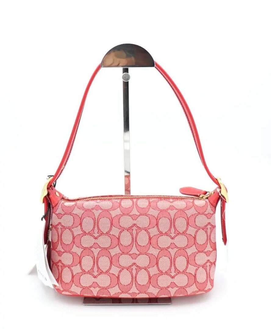 Coach Demi Monogram Shoulder Bag - Pink