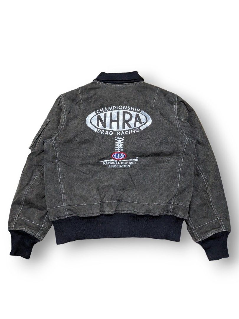 Canvas racing cheap jacket