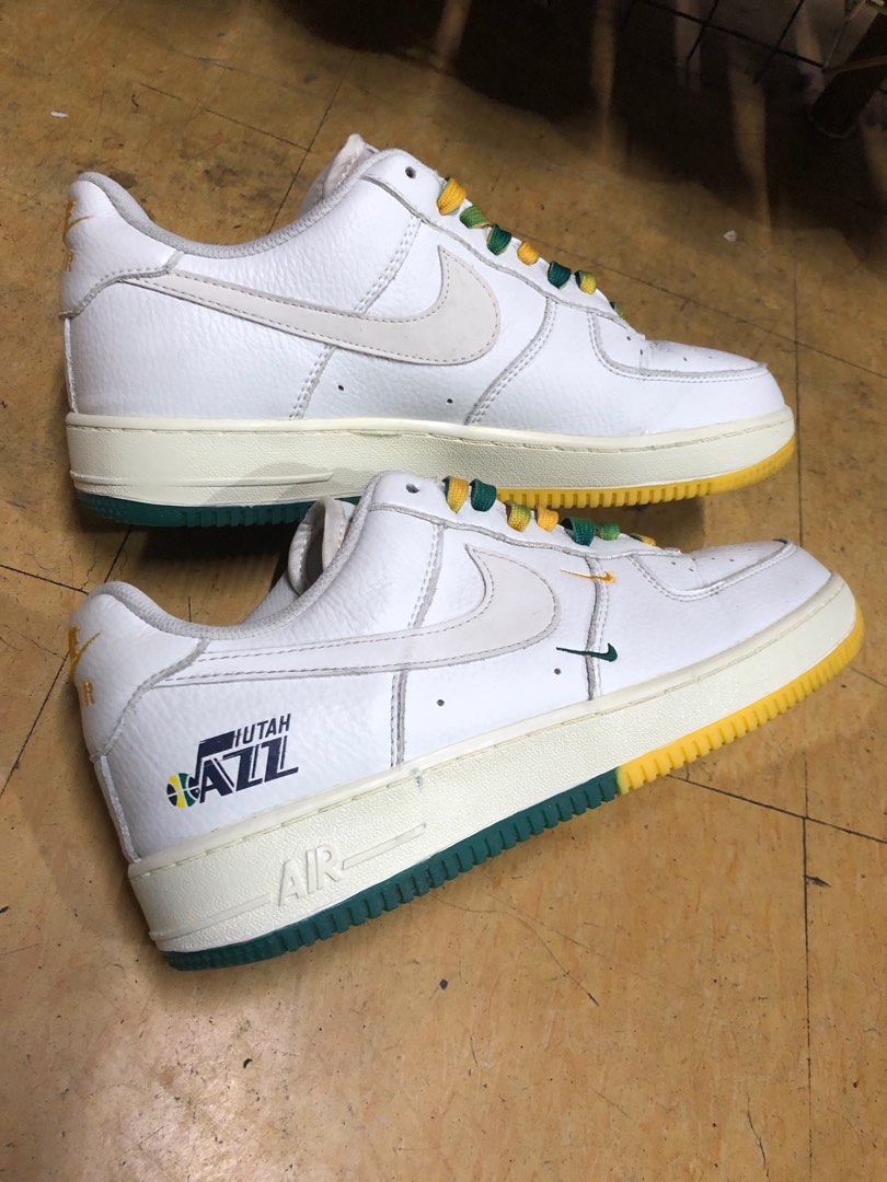 Nike Air Force 1 Low Utah Jazz 27.5 cm Men s Fashion Footwear Sneakers on Carousell