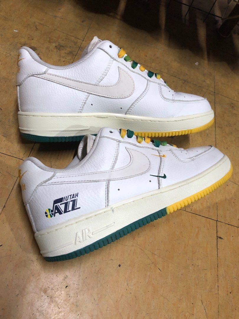 Nike Air Force 1 Low Utah Jazz 27.5 cm Men s Fashion Footwear