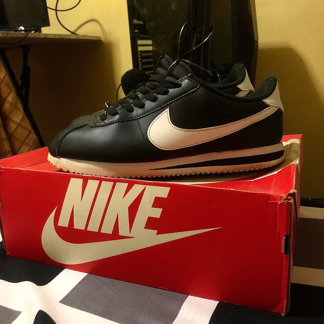 Men's nike cortez discount basic leather casual shoes