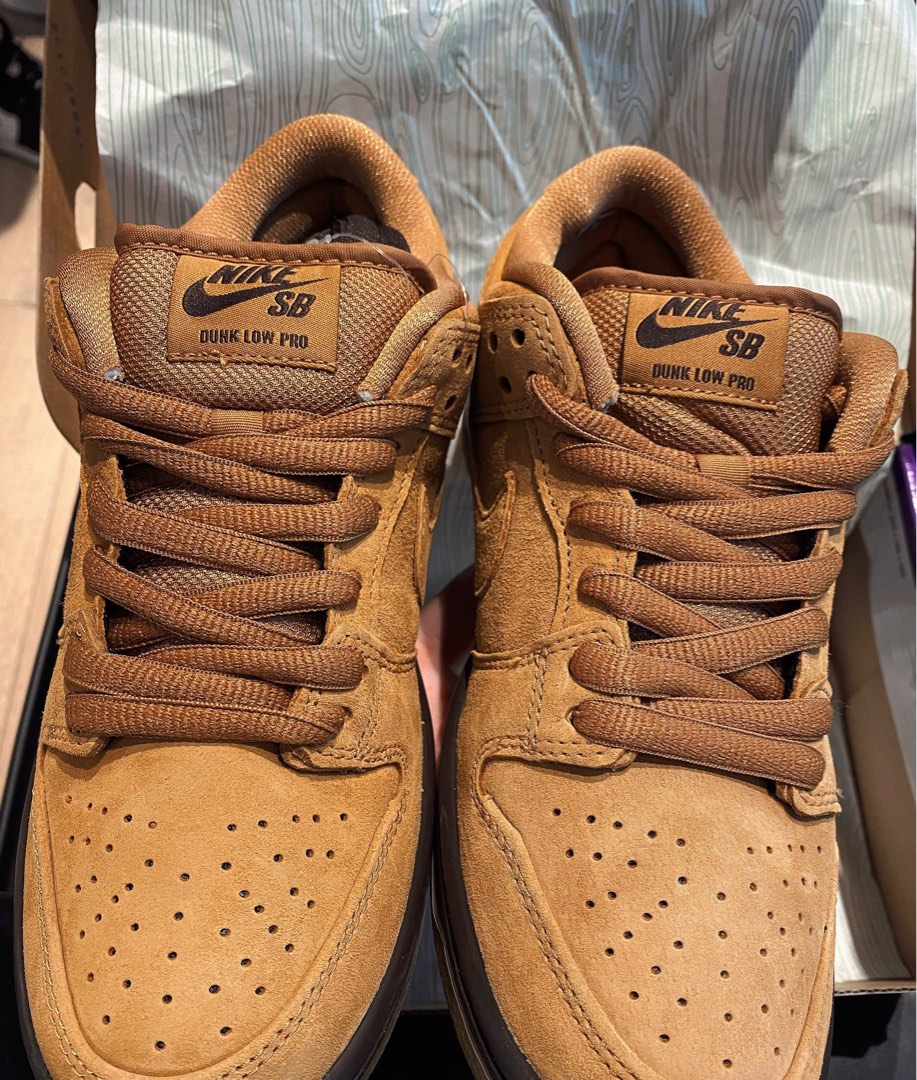 Nike Dunk SB Low Pro “wheat mocha “波鞋男女同款, 男裝, 鞋, 波鞋