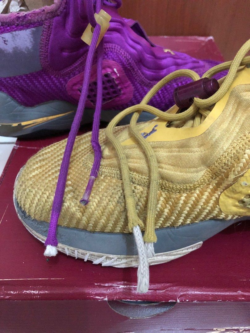 Nike Lebron James 14 Soldier - Lakers.Sepatu basket Basketball Shoes. Size  US 8.5 / UK 7.5 / Eur 42 / 26.5 Cm., Fesyen Pria, Sepatu , Sneakers di  Carousell