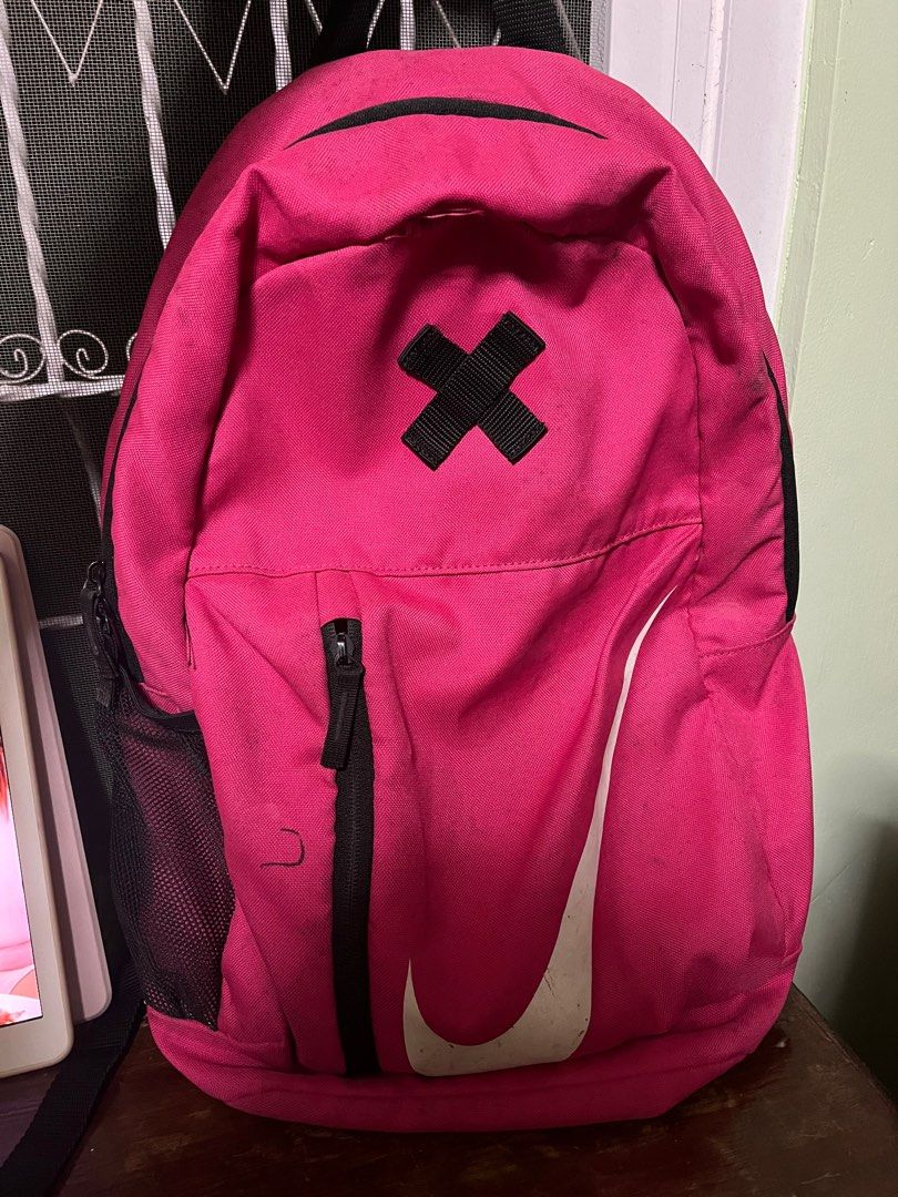 Pink nike book shop bag