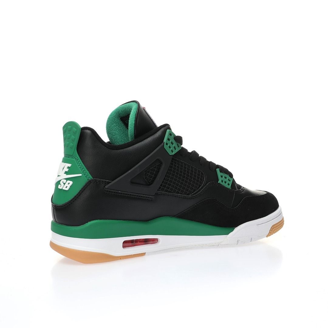 Jordan 4 sales black and green