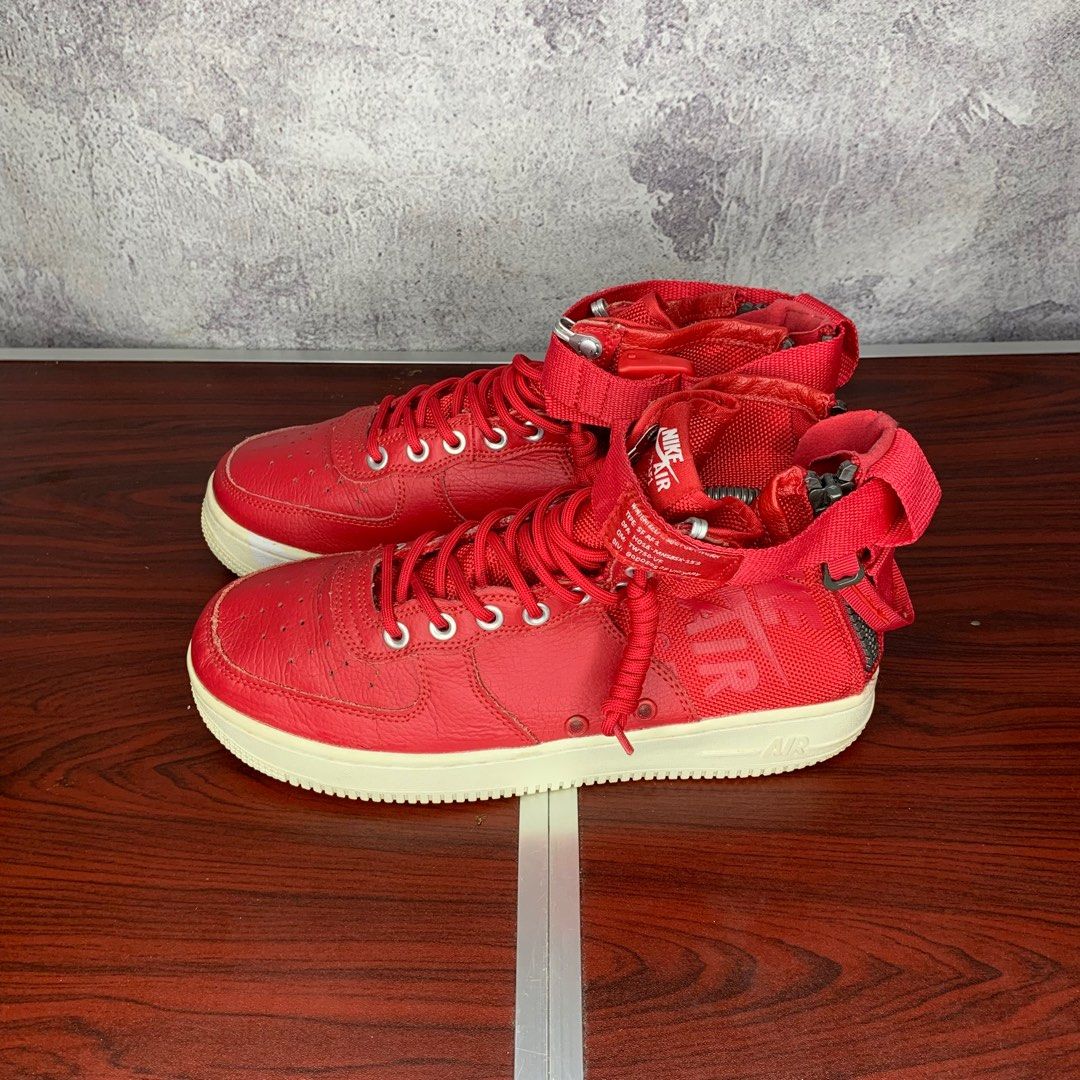 Nike sf air force best sale 1 mid team orange
