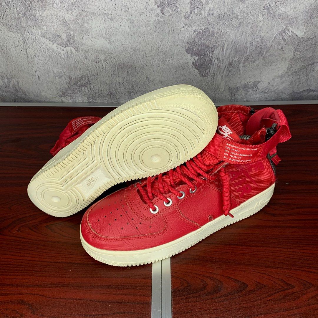 Nike sf air force best sale 1 mid team orange