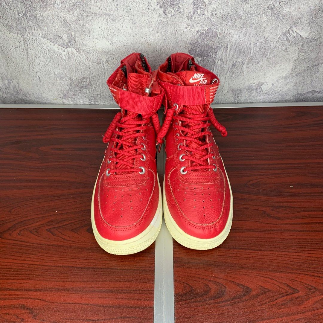 Nike sf air force 1 discount mid team orange