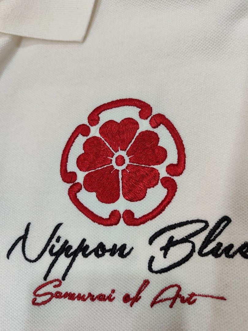 Nippon blue japan polo t-shirt on Carousell