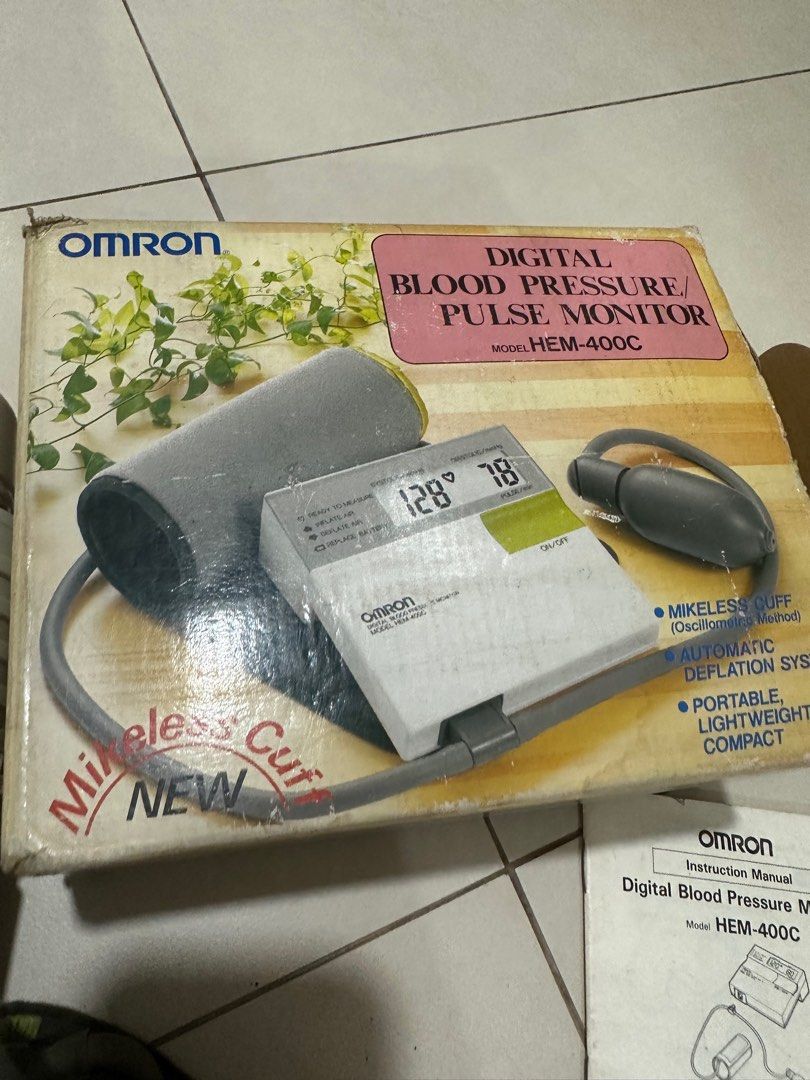 Omron Digital Blood Pressure Monitor, Health & Nutrition, Health