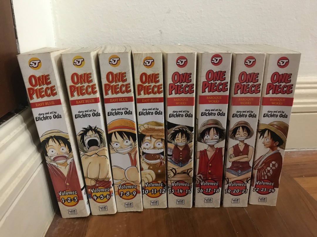 One Piece Box Set 1 East Blue and Baroque Works Volumes 123 (No Box