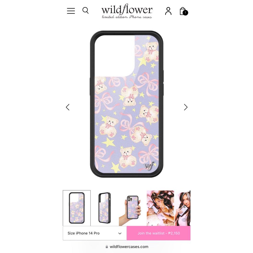 Wildflower Bear-y Bow Dream AirPods Pro Gen 2 Case – Wildflower Cases
