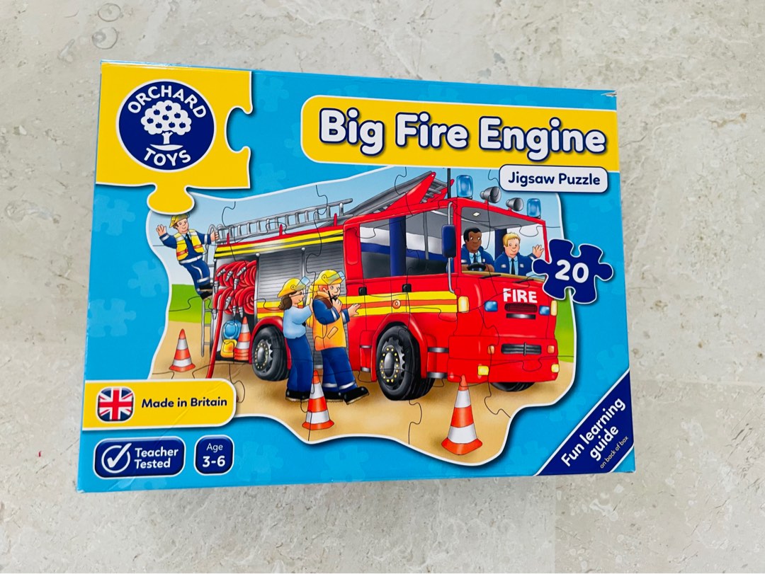 Orchard Toys Big Fire Engine Puzzle Hobbies Toys Toys Games