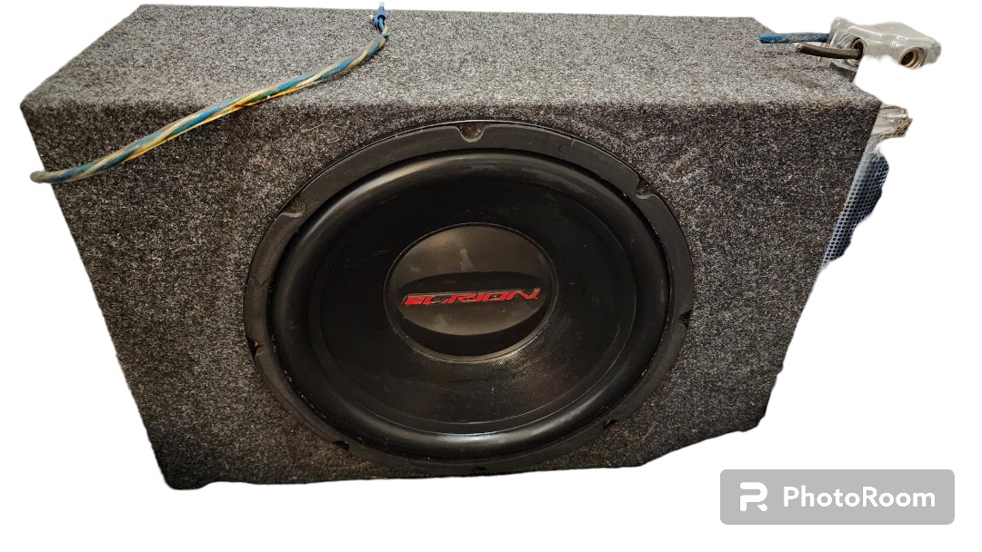 Orion subwoofer box discount