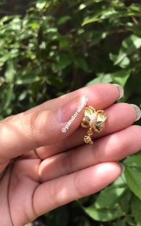 Pandora Gold Butterfly Charm