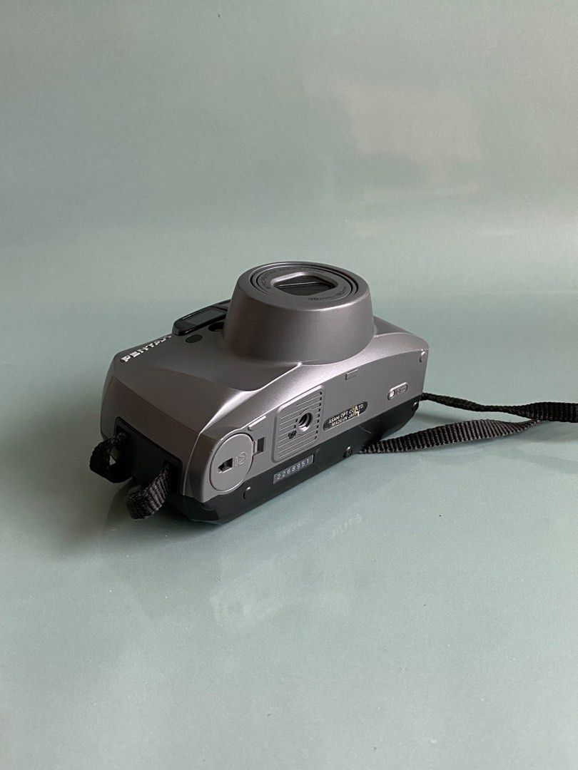PENTAX IQZOOM 160 SMC鍍膜旗艦底片機 灰色 日本製手感扎實 水源希子愛機, 相機攝影, 相機在旋轉拍賣