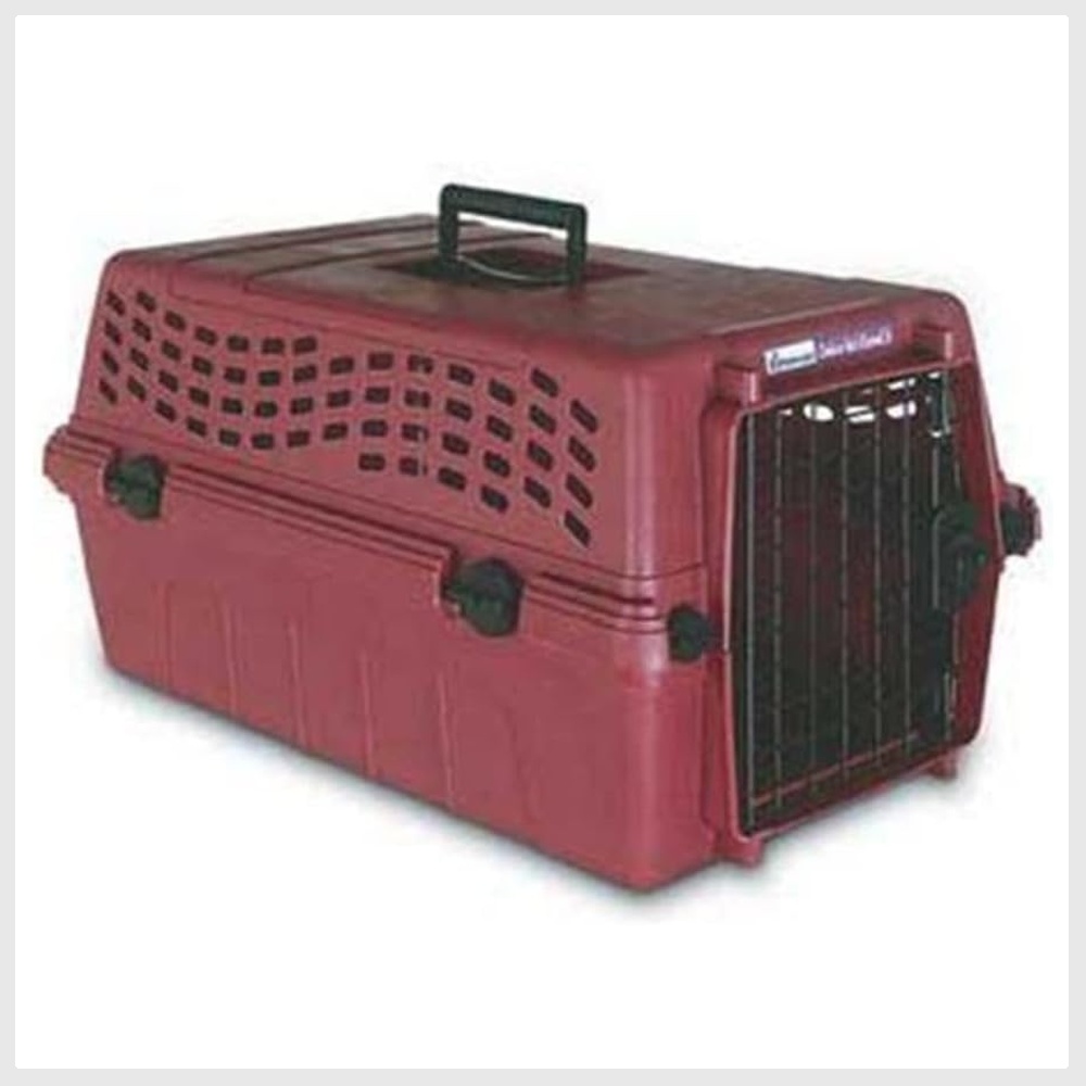 Petmate Deluxe Vari Kennel Jr Medium Samba Red Pet Supplies